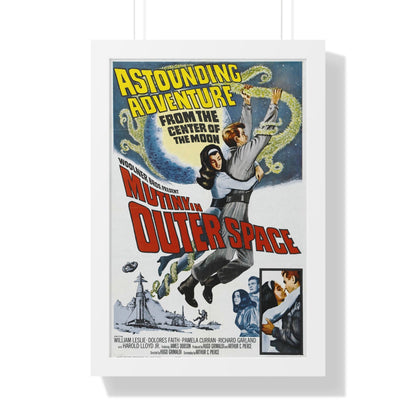 MUTINY IN OUTER SPACE 1965 - Framed Movie Poster-16″ x 24″-The Sticker Space