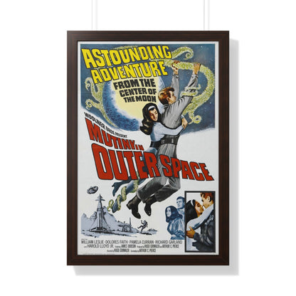 MUTINY IN OUTER SPACE 1965 - Framed Movie Poster-20" x 30"-The Sticker Space