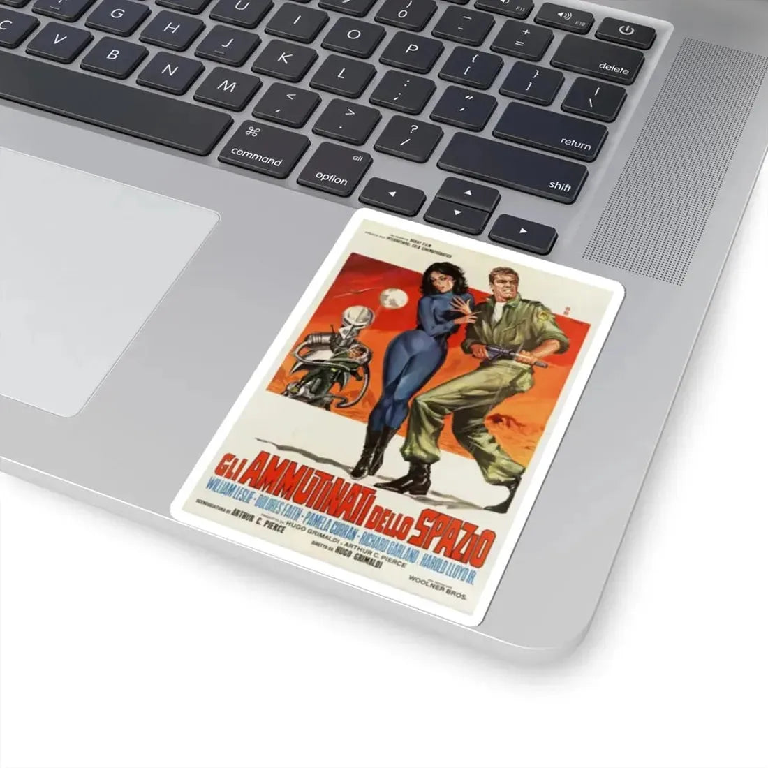 MUTINY IN OUTER SPACE (ITALIAN) 1965 Movie Poster - STICKER Vinyl Kiss-Cut Decal - The Sticker Space