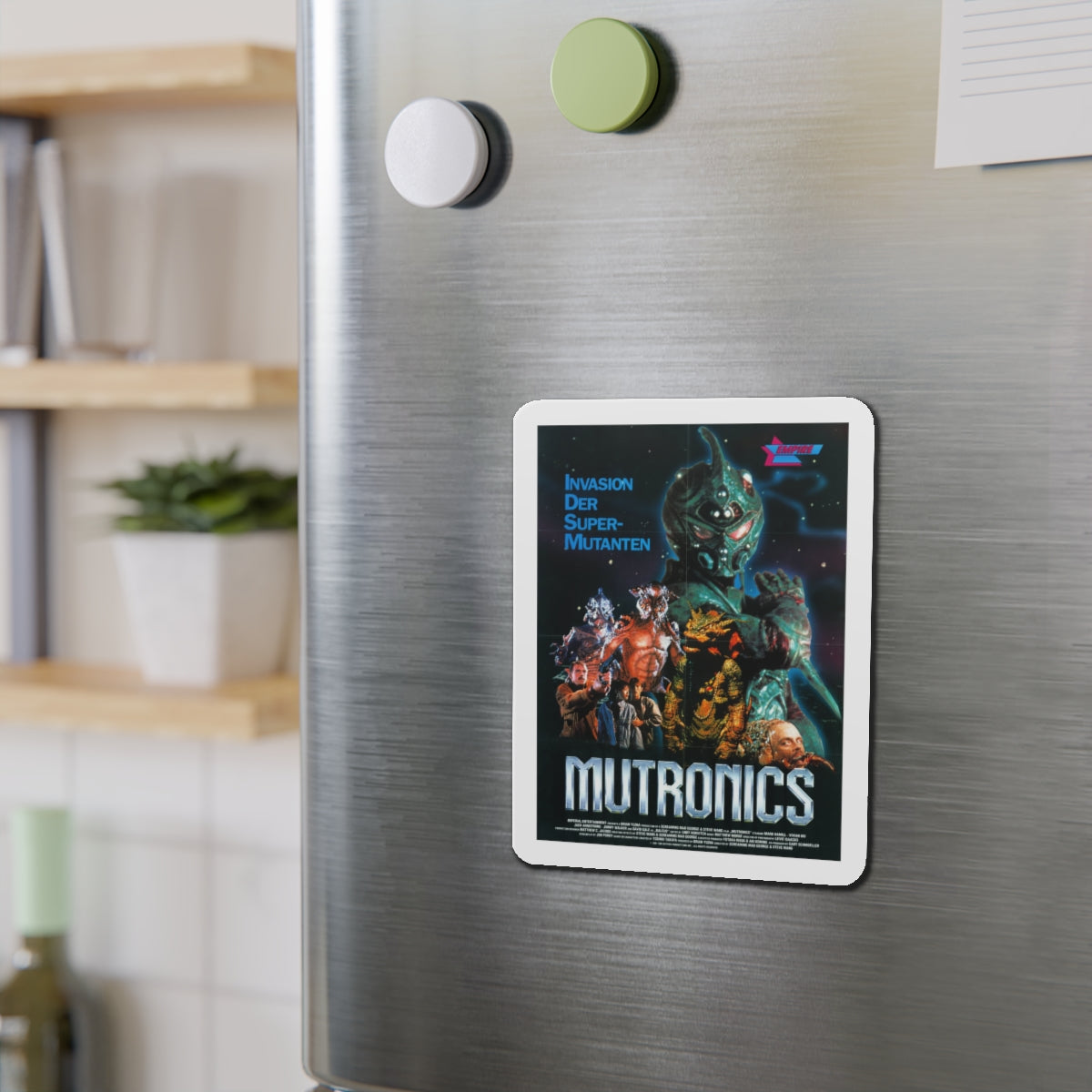 MUTRONICS (THE GUYVER) 1991 Movie Poster - Refrigerator Magnet-The Sticker Space