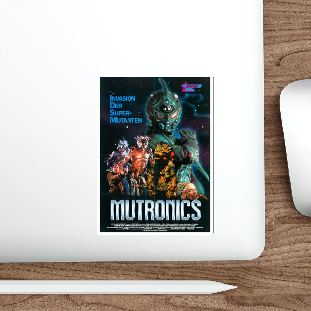 MUTRONICS (THE GUYVER) 1991 Movie Poster STICKER Vinyl Die-Cut Decal-The Sticker Space