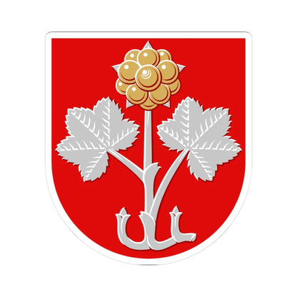 Muurame.vaakuna (Finland) (Coat of Arms) STICKER Vinyl Kiss-Cut Decal 3 Inch White - The Sticker Space