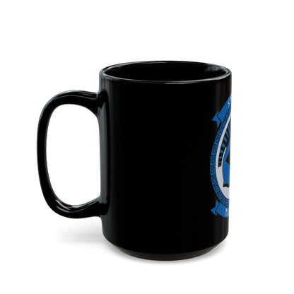 MWCS 28 Spartans (USMC) Black Coffee Mug-The Sticker Space