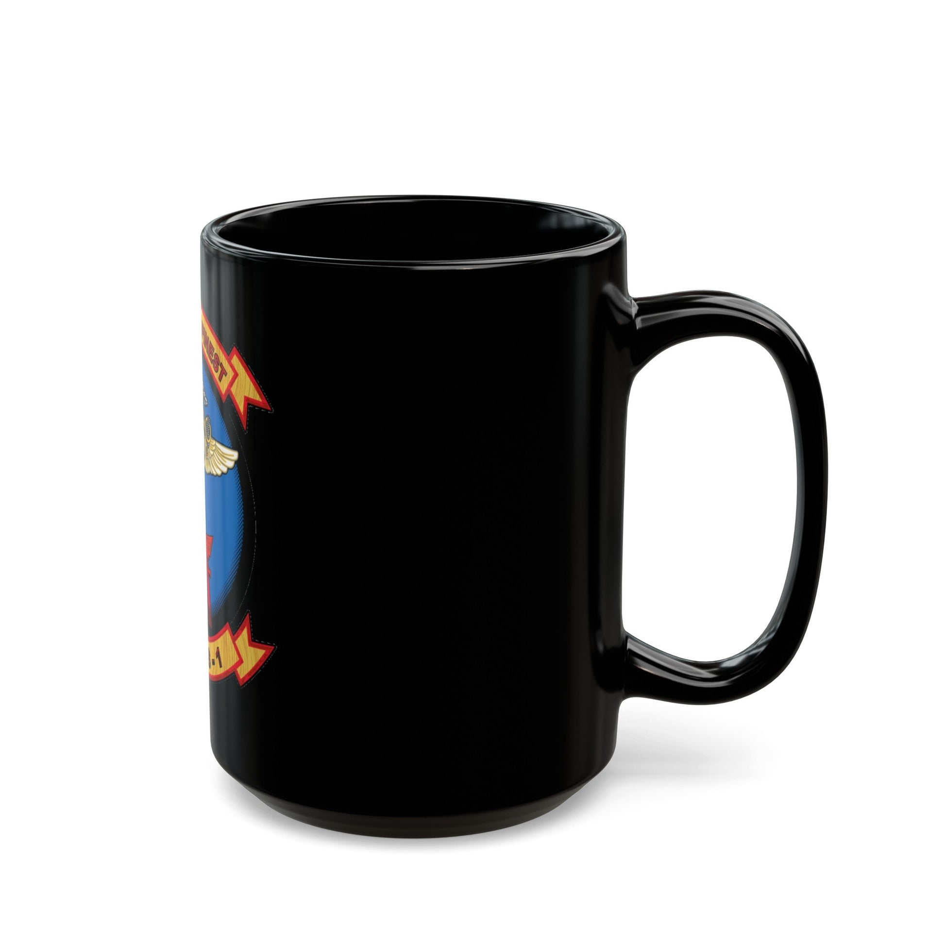 MWHS 1 (USMC) Black Coffee Mug-The Sticker Space