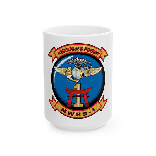 MWHS 1 (USMC) White Coffee Mug-15oz-The Sticker Space