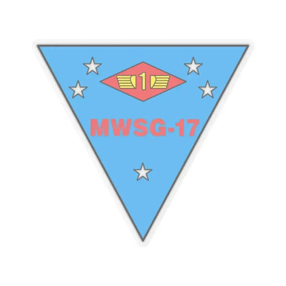 MWSG 17 (USMC) STICKER Vinyl Kiss-Cut Decal 2 Inch Transparent - The Sticker Space