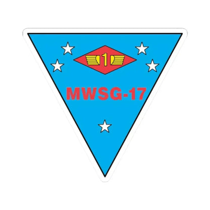 MWSG 17 (USMC) STICKER Vinyl Kiss-Cut Decal 2 Inch White - The Sticker Space