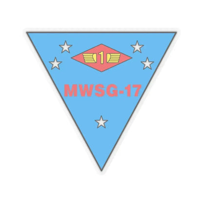 MWSG 17 (USMC) STICKER Vinyl Kiss-Cut Decal 6 Inch Transparent - The Sticker Space