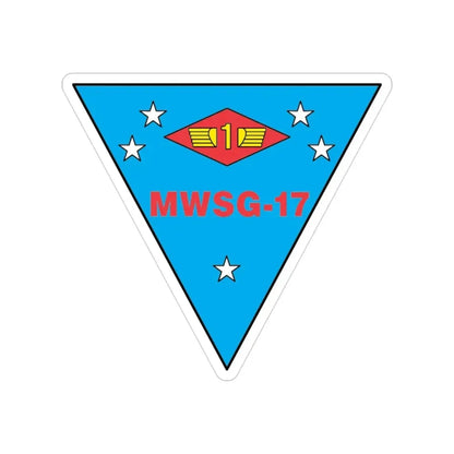 MWSG 17 (USMC) Transparent STICKER Die-Cut Vinyl Decal 3 Inch - The Sticker Space