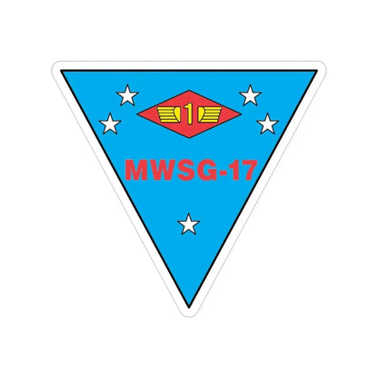 MWSG 17 (USMC) Transparent STICKER Die-Cut Vinyl Decal - The Sticker Space