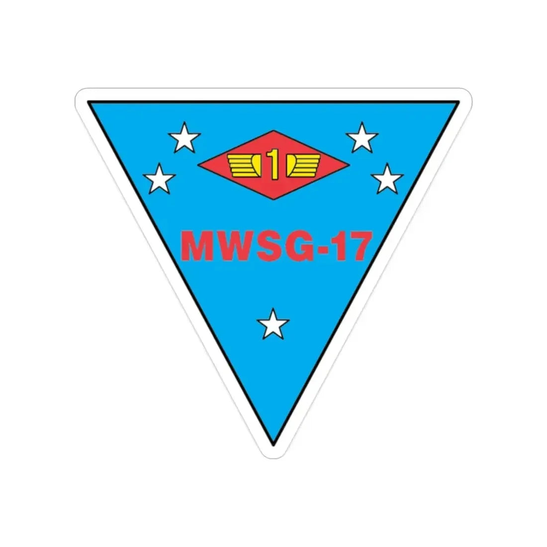 MWSG 17 (USMC) Transparent STICKER Die-Cut Vinyl Decal - The Sticker Space