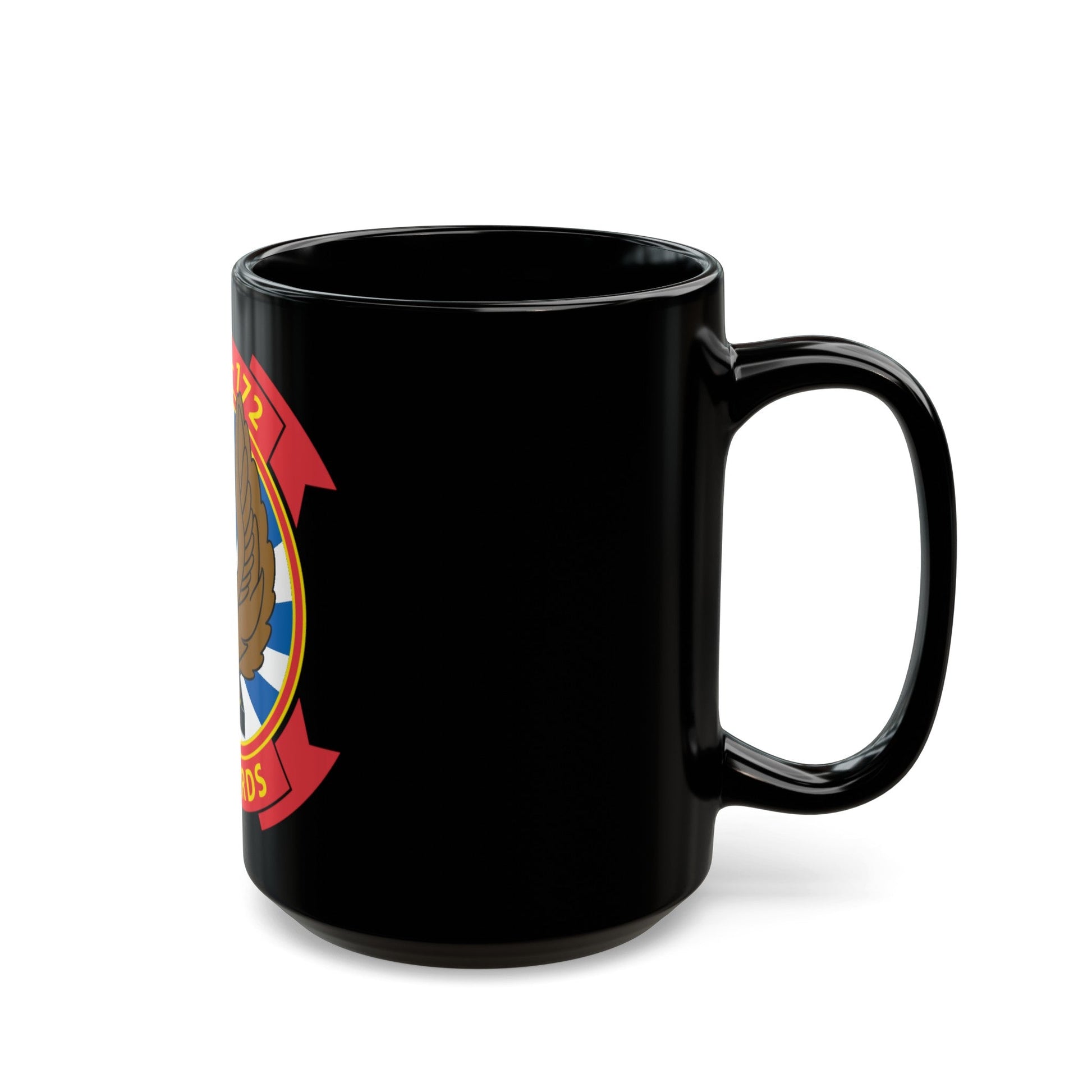 MWSS 172 Firebirds (USMC) Black Coffee Mug-The Sticker Space