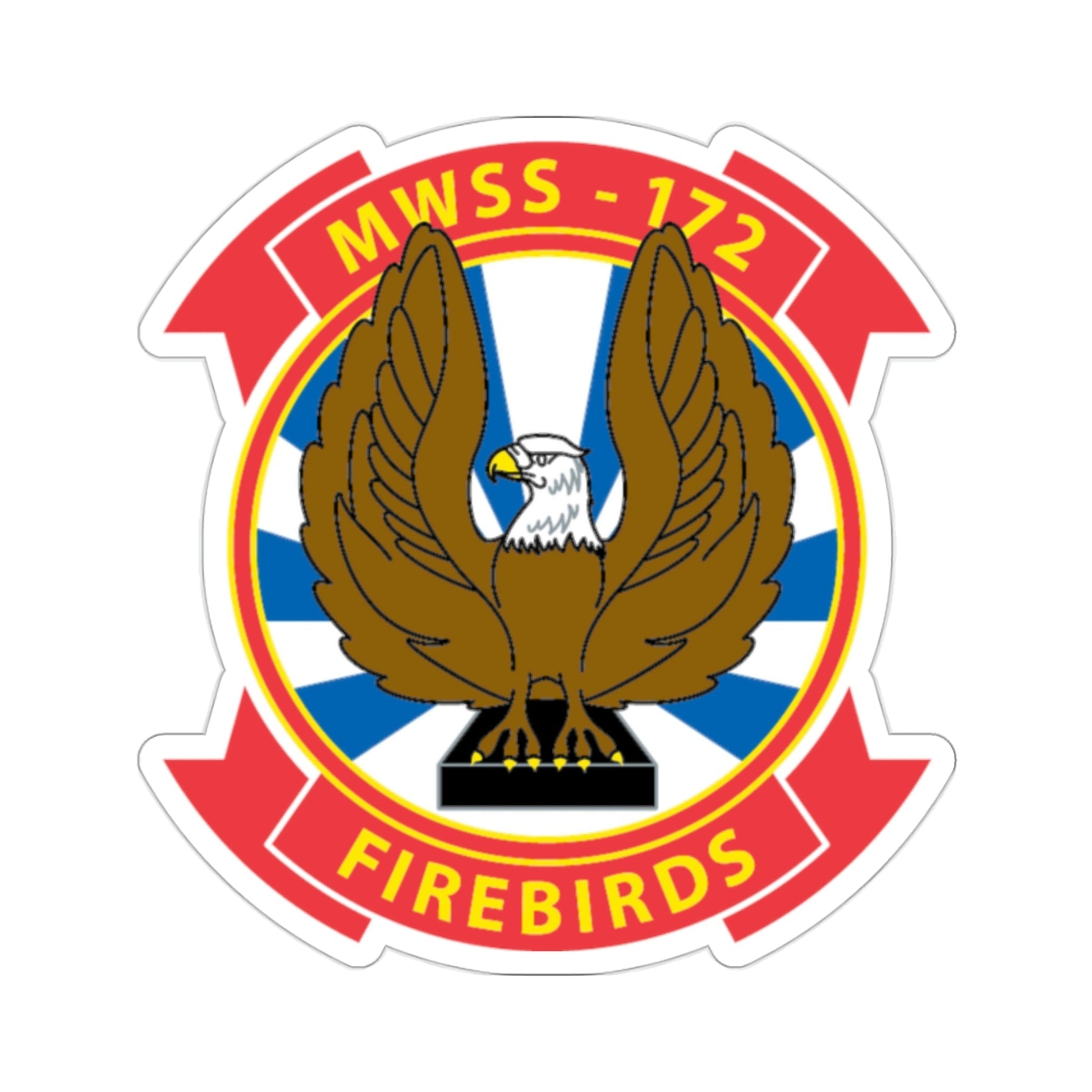 MWSS 172 Firebirds (USMC) STICKER Vinyl Die-Cut Decal-2 Inch-The Sticker Space