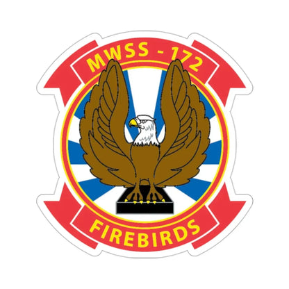 MWSS 172 Firebirds (USMC) STICKER Vinyl Die-Cut Decal - The Sticker Space