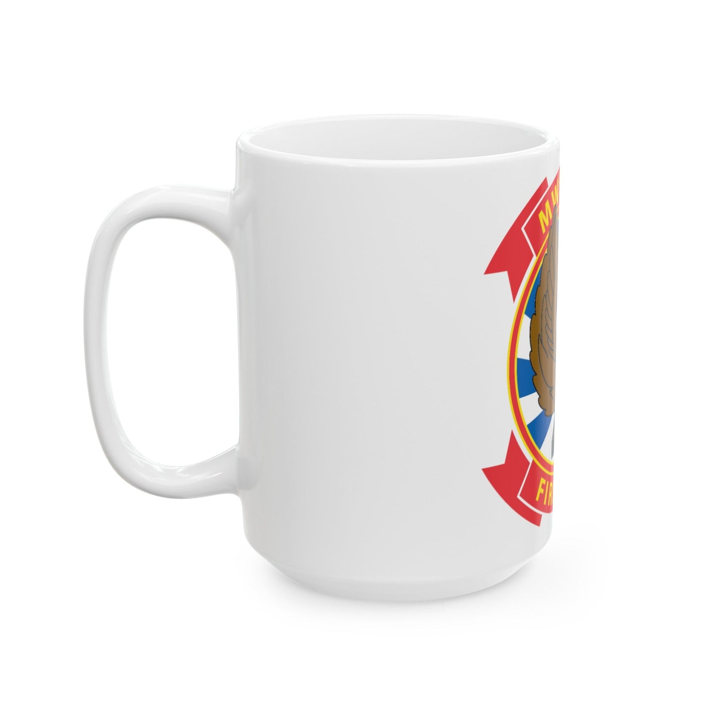 MWSS 172 Firebirds (USMC) White Coffee Mug-The Sticker Space