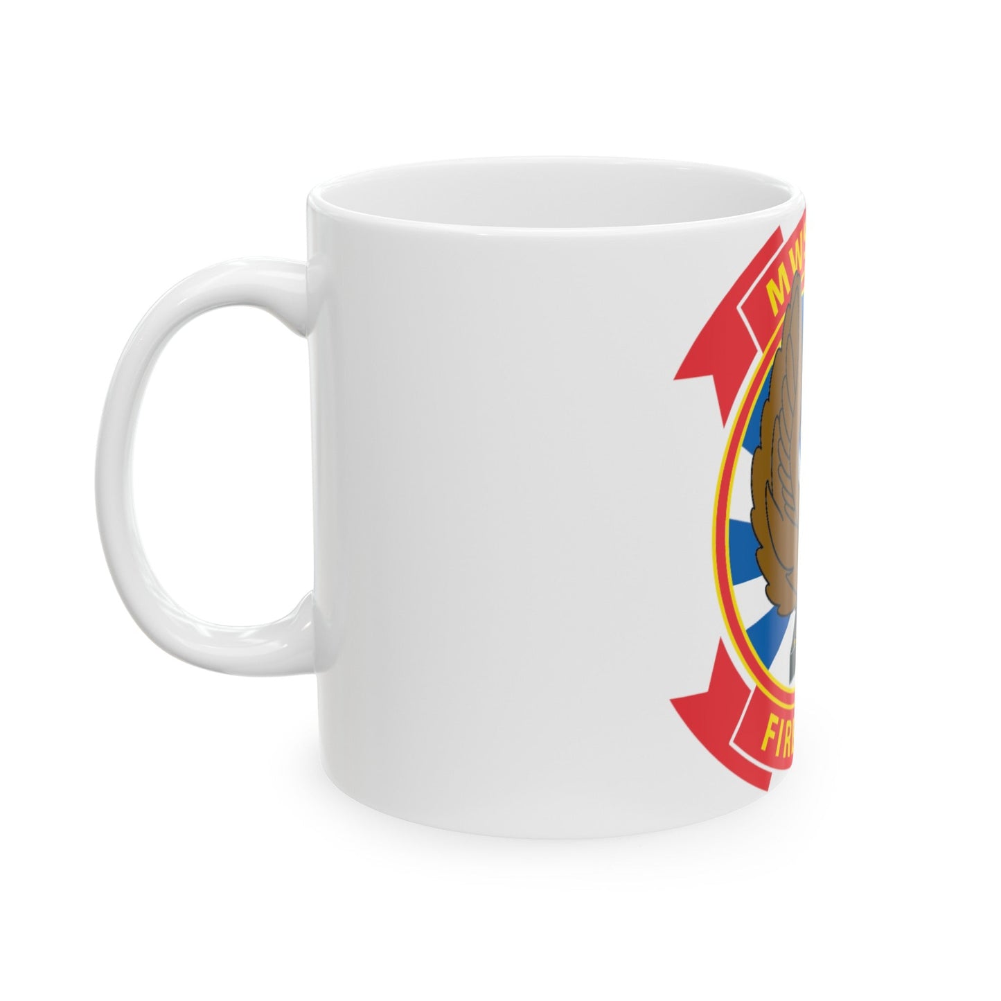 MWSS 172 Firebirds (USMC) White Coffee Mug-The Sticker Space