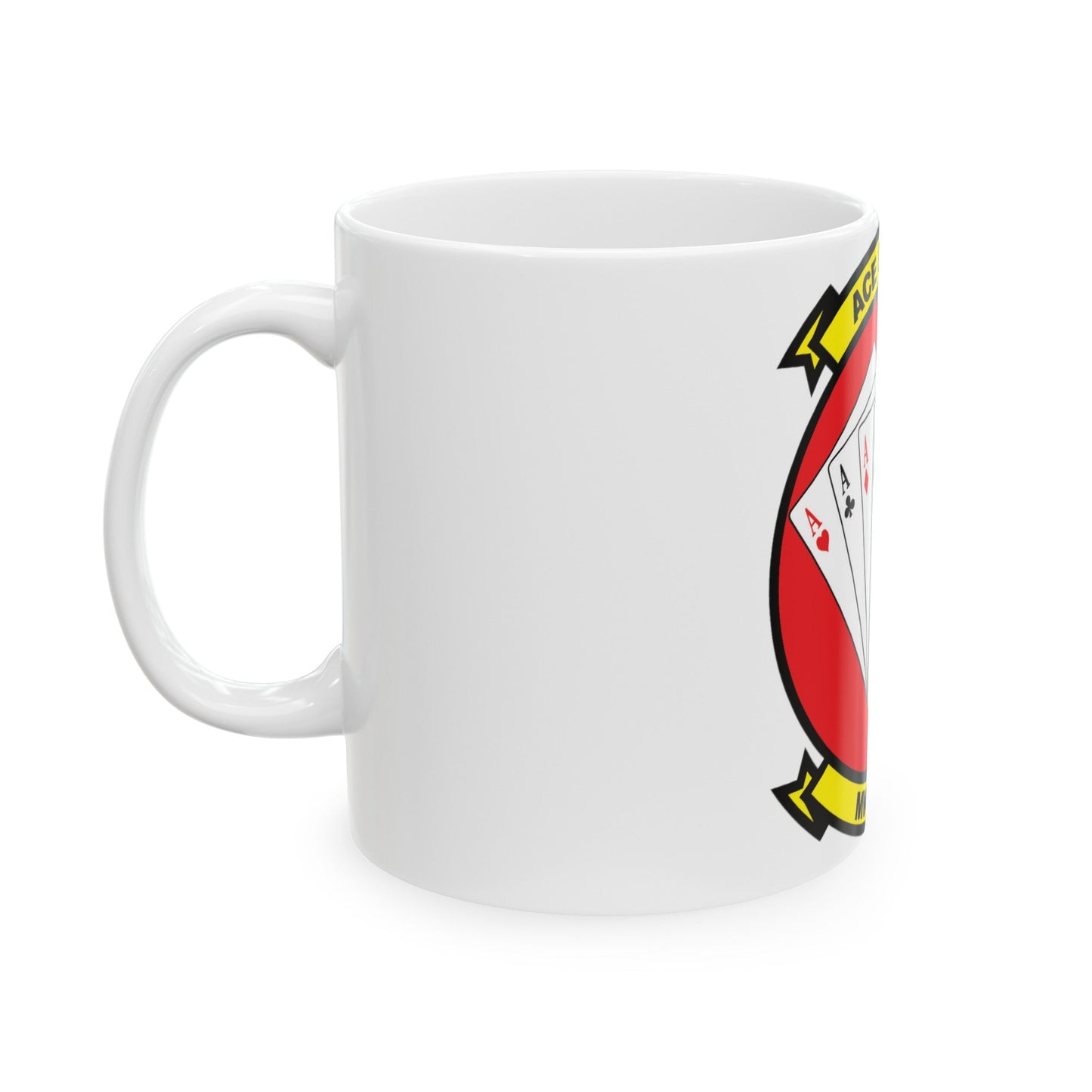 MWSS 373 Ace Support (USMC) White Coffee Mug-The Sticker Space