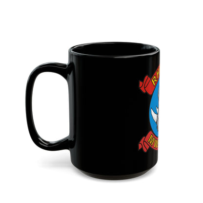 MWSS 374 Rhinos (USMC) Black Coffee Mug-The Sticker Space