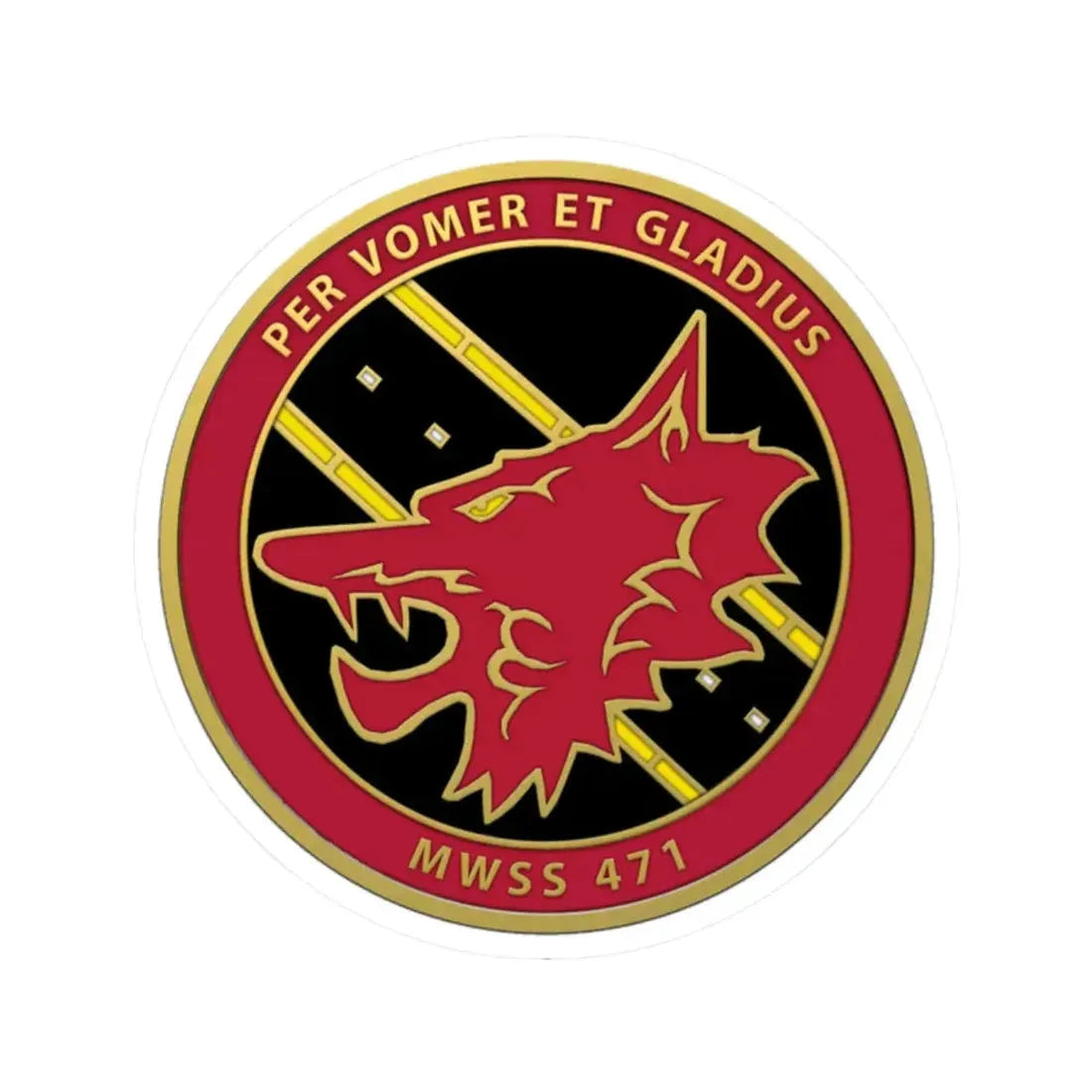 MWSS 471 (USMC) STICKER Vinyl Kiss-Cut Decal - The Sticker Space