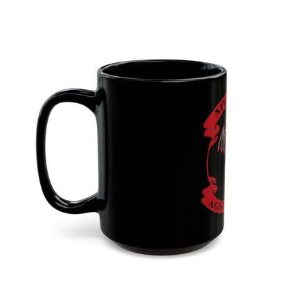 MWSS 472 AGS Dragons (USMC) Black Coffee Mug-The Sticker Space