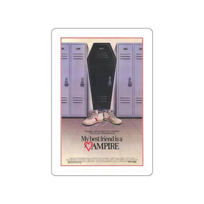 MY BEST FRIEND IS A VAMPIRE 1987 Movie Poster STICKER Vinyl Die-Cut Decal 4 Inch - The Sticker Space