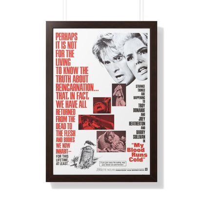 MY BLOOD RUNS COLD 1965 - Framed Movie Poster-20" x 30"-The Sticker Space