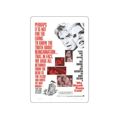 MY BLOOD RUNS COLD 1965 Movie Poster STICKER Vinyl Die-Cut Decal - The Sticker Space