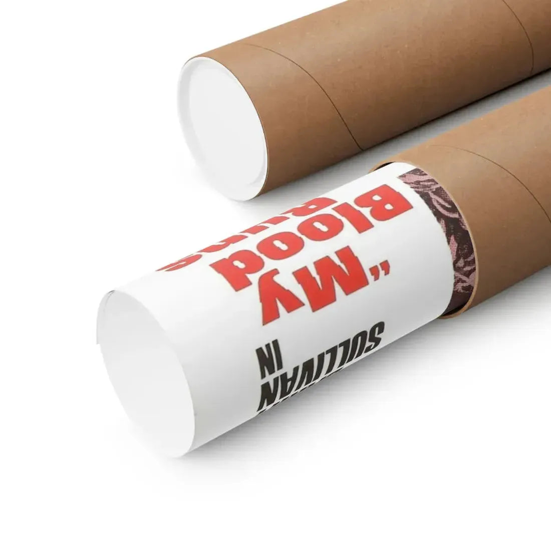 MY BLOOD RUNS COLD 1965 - Paper Movie Poster - The Sticker Space