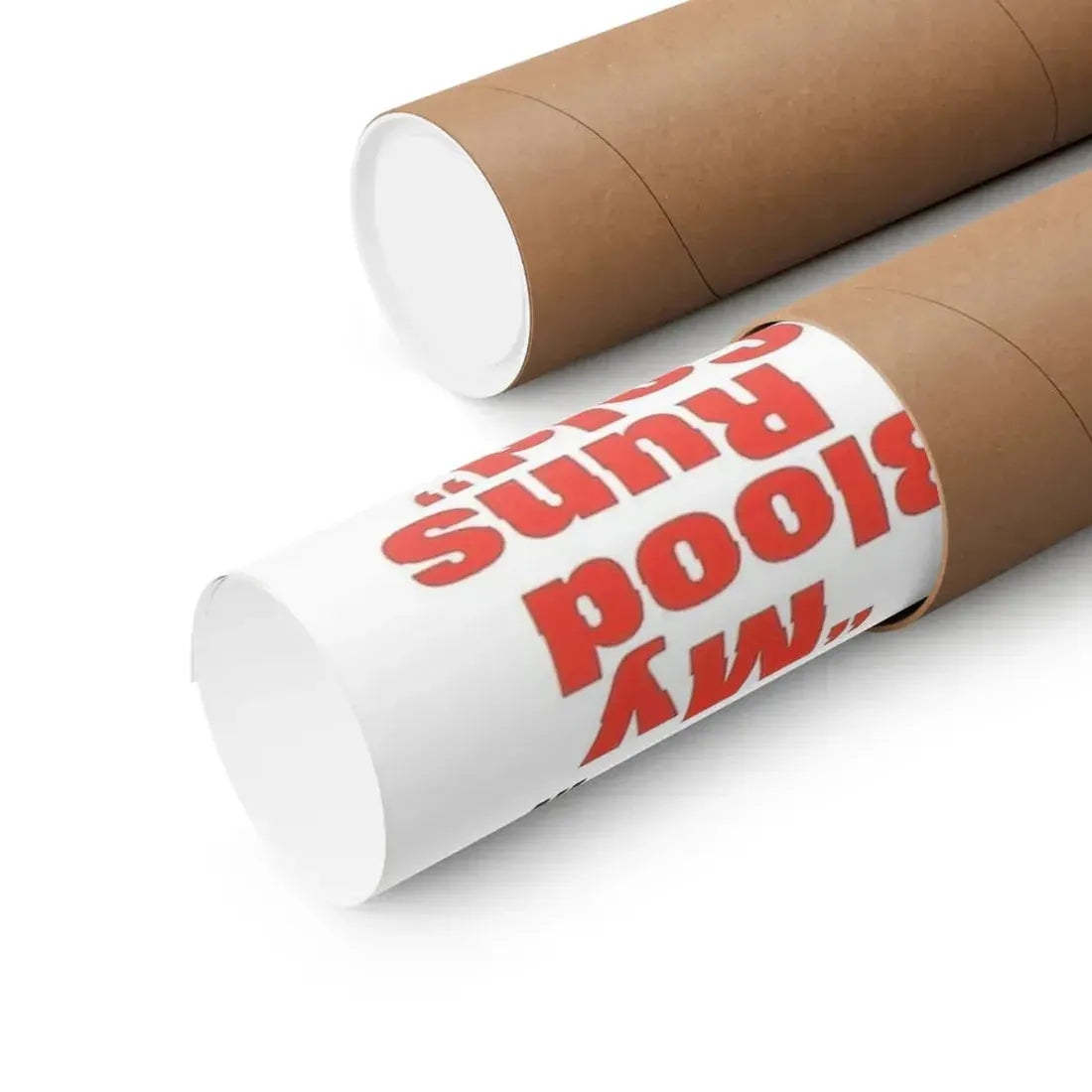 MY BLOOD RUNS COLD 1965 - Paper Movie Poster - The Sticker Space