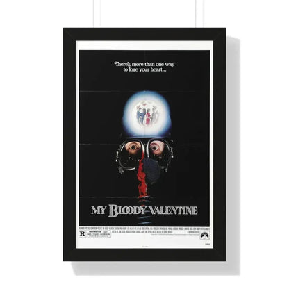 MY BLOODY VALENTINE 1981 - Framed Movie Poster 16″ x 24″ Black - The Sticker Space