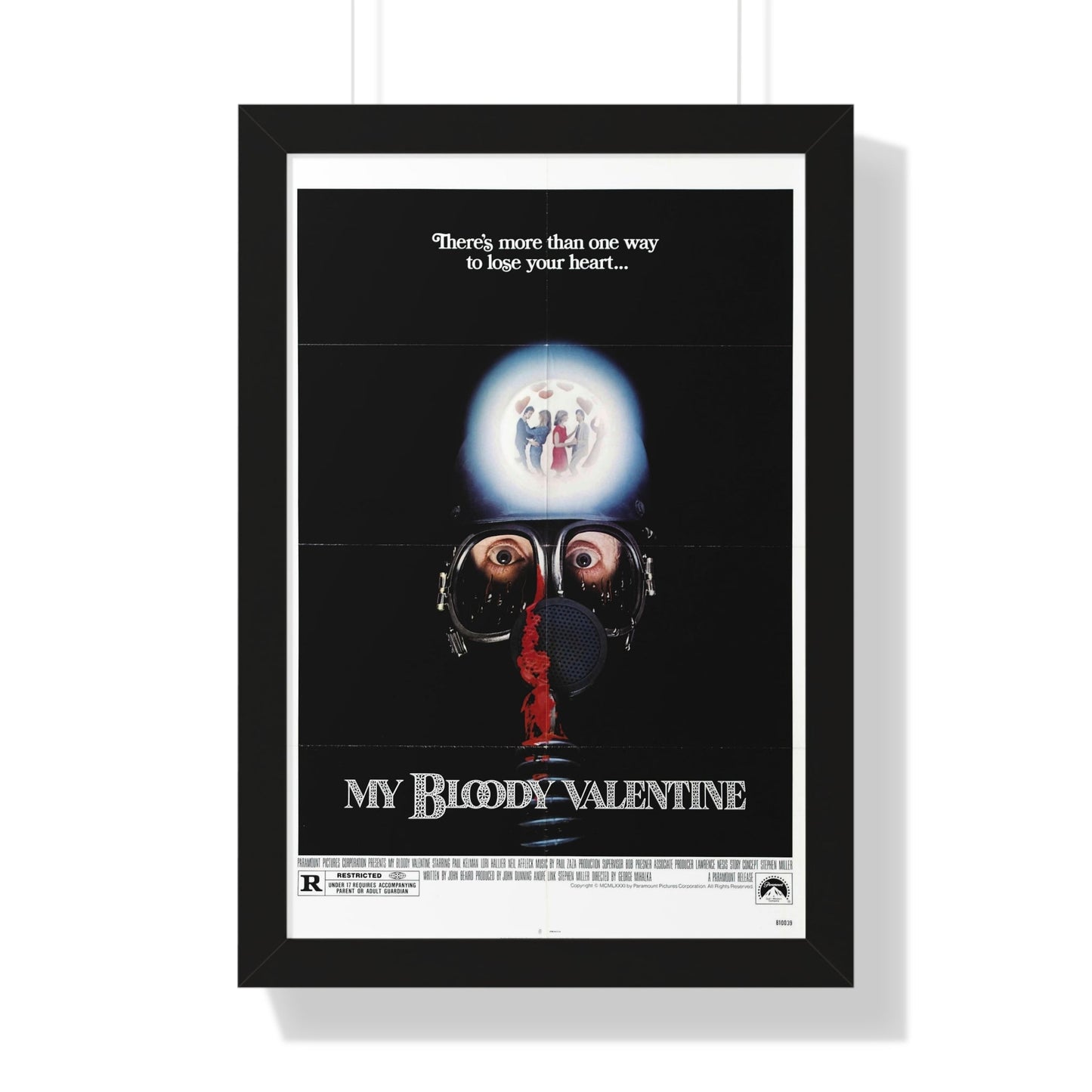 MY BLOODY VALENTINE 1981 - Framed Movie Poster-16″ x 24″-The Sticker Space