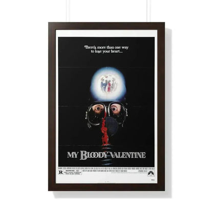 MY BLOODY VALENTINE 1981 - Framed Movie Poster 20" x 30" Walnut - The Sticker Space