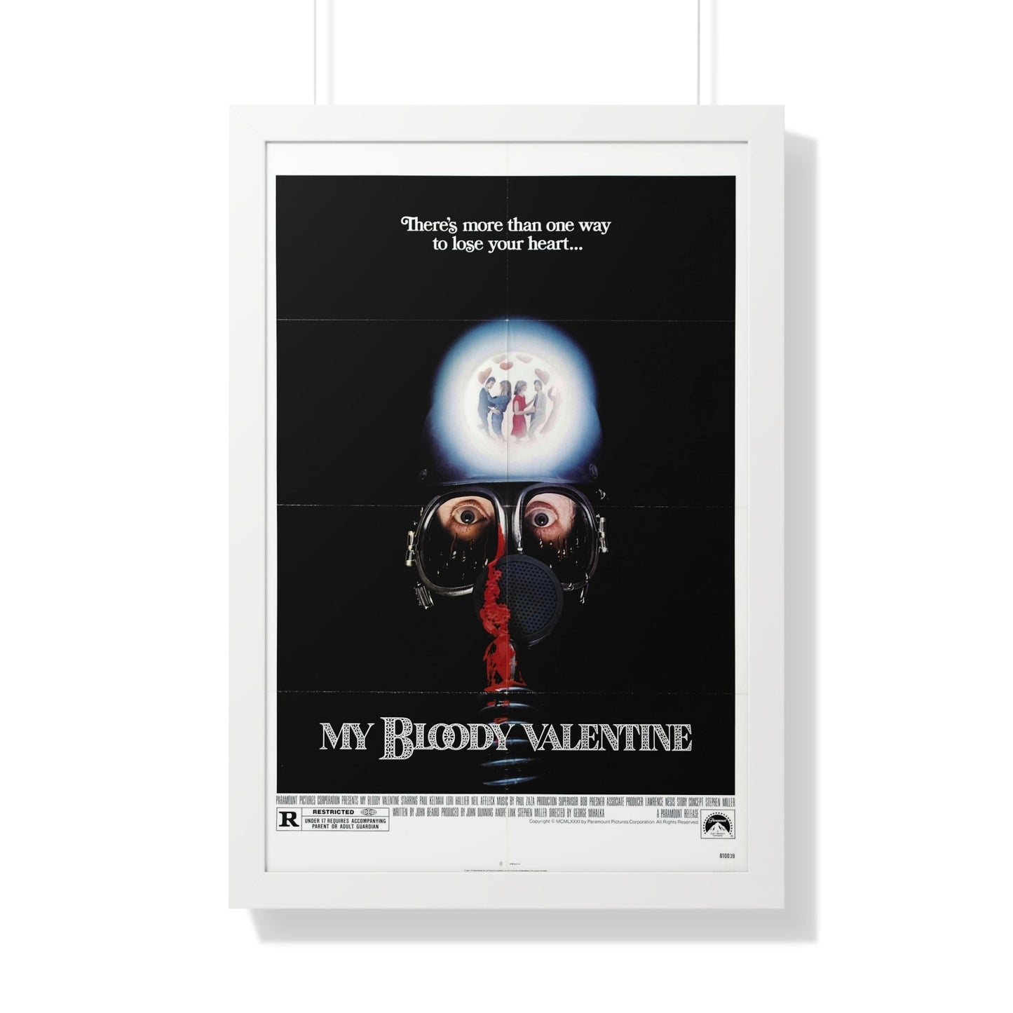 MY BLOODY VALENTINE 1981 - Framed Movie Poster-20" x 30"-The Sticker Space