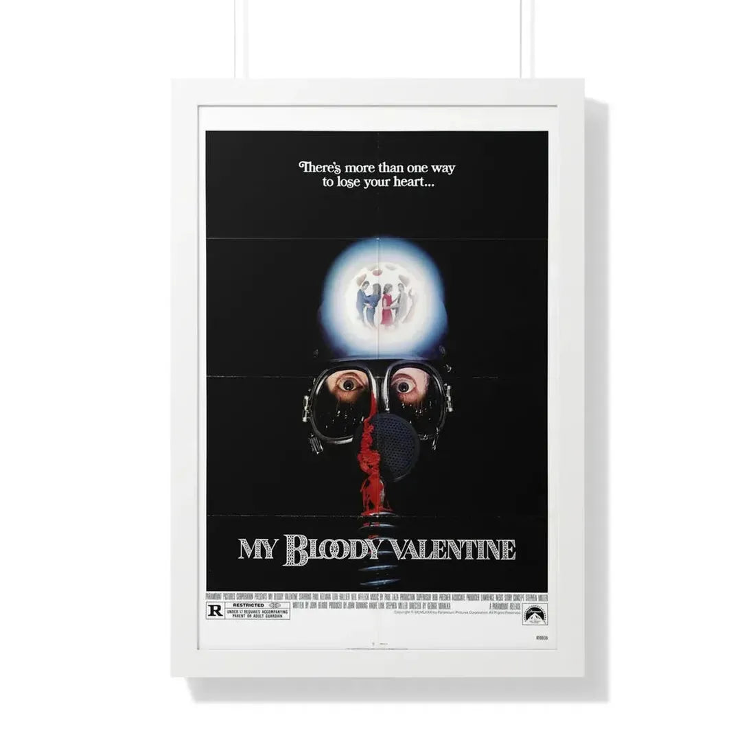 MY BLOODY VALENTINE 1981 - Framed Movie Poster - The Sticker Space