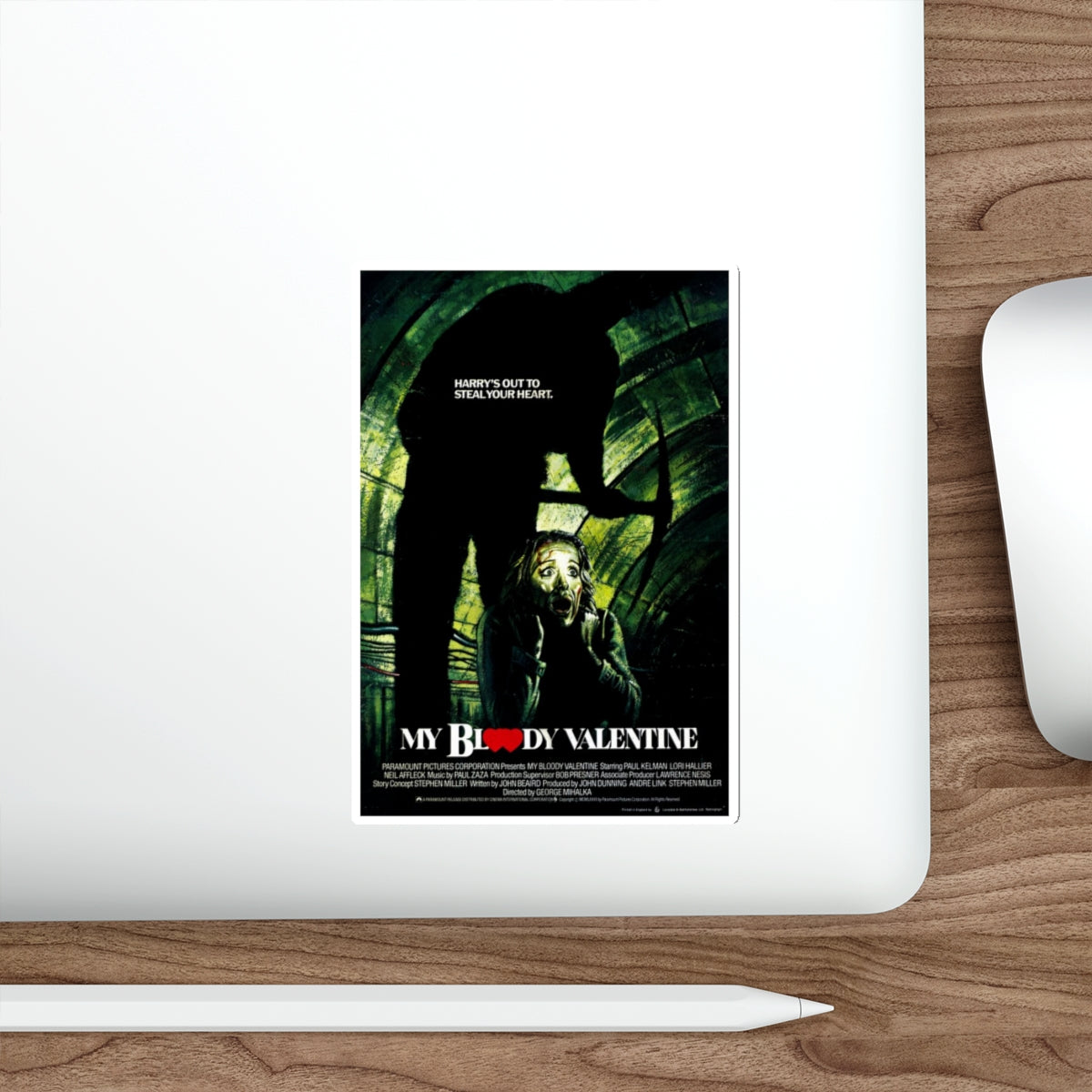 MY BLOODY VALENTINE (2) 1981 Movie Poster STICKER Vinyl Die-Cut Decal-The Sticker Space