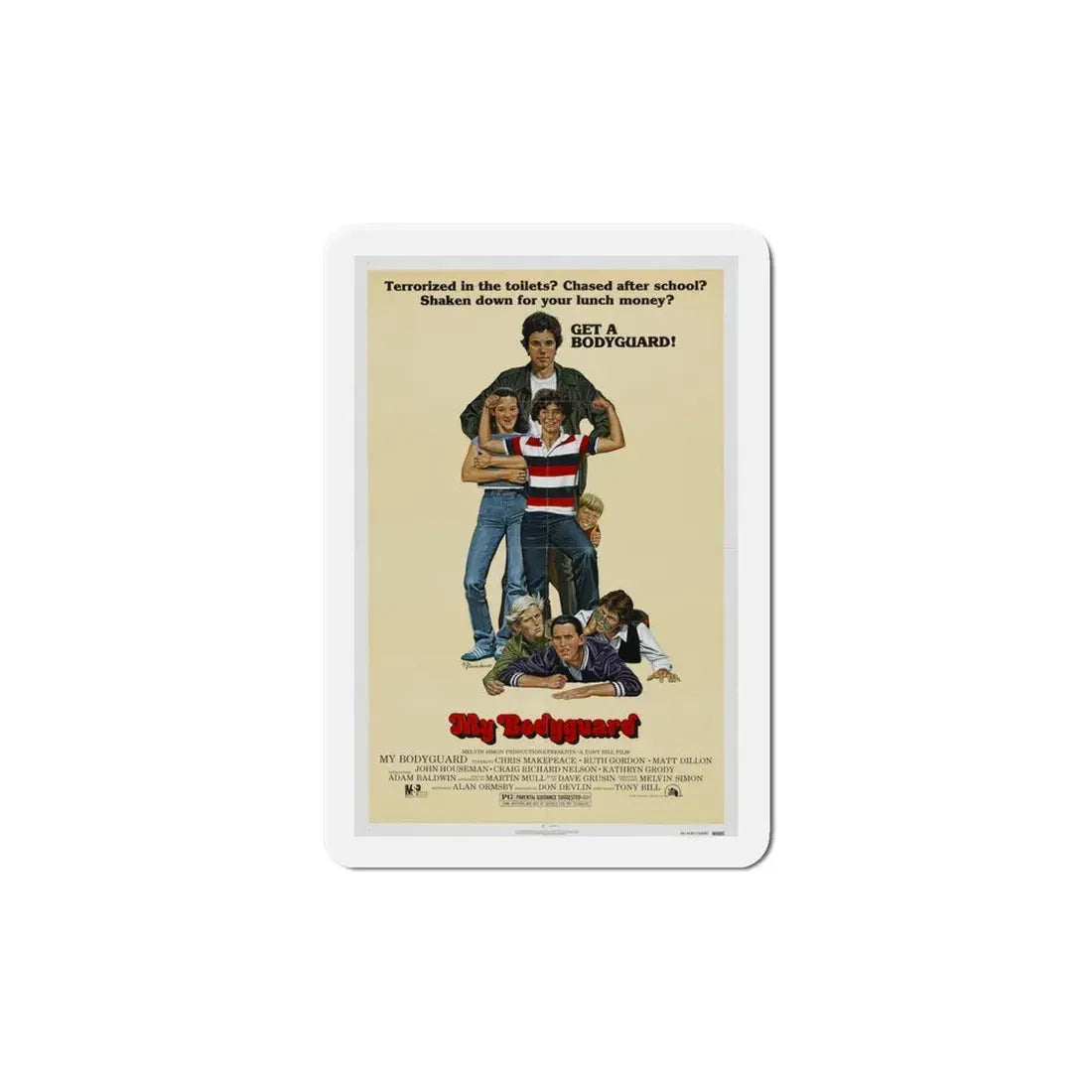 My Bodyguard 1980 Movie Poster Refrigerator Magnet - The Sticker Space