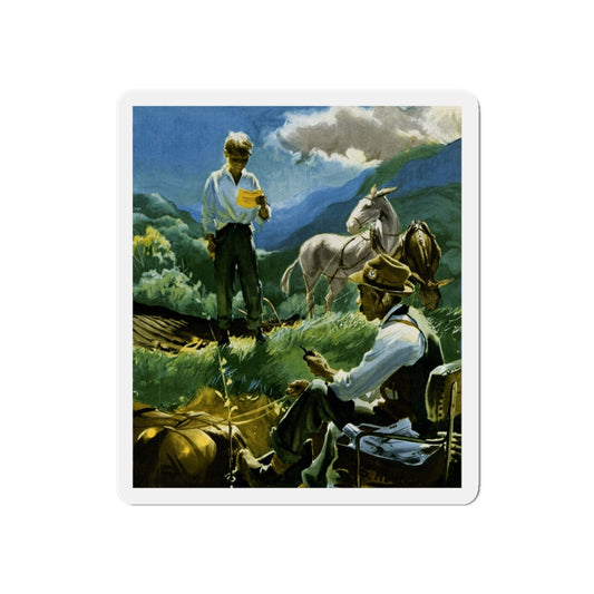 My Bother Jake, 1943 (Magazine Illustration) Refrigerator Magnet-6 × 6"-The Sticker Space