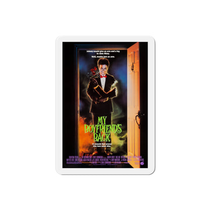 My Boyfriends Back 1993 Movie Poster Die-Cut Magnet-2" x 2"-The Sticker Space