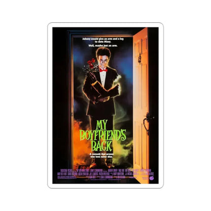 My Boyfriends Back 1993 Movie Poster STICKER Vinyl Die-Cut Decal - The Sticker Space