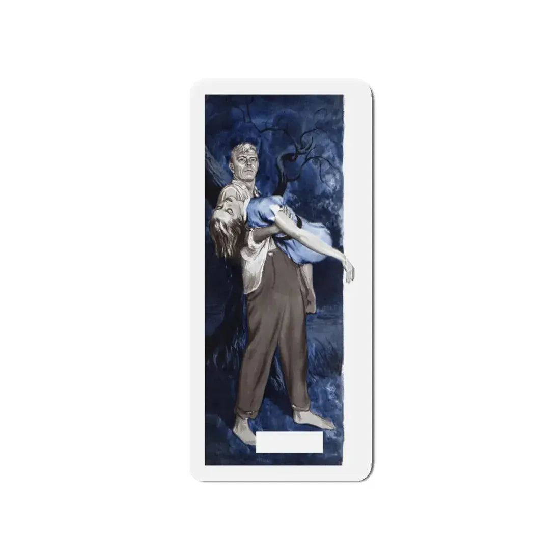 My Brother's Widow, part 5, Collier's, April 12, 1952 (Magazine Illustration) Refrigerator Magnet - The Sticker Space