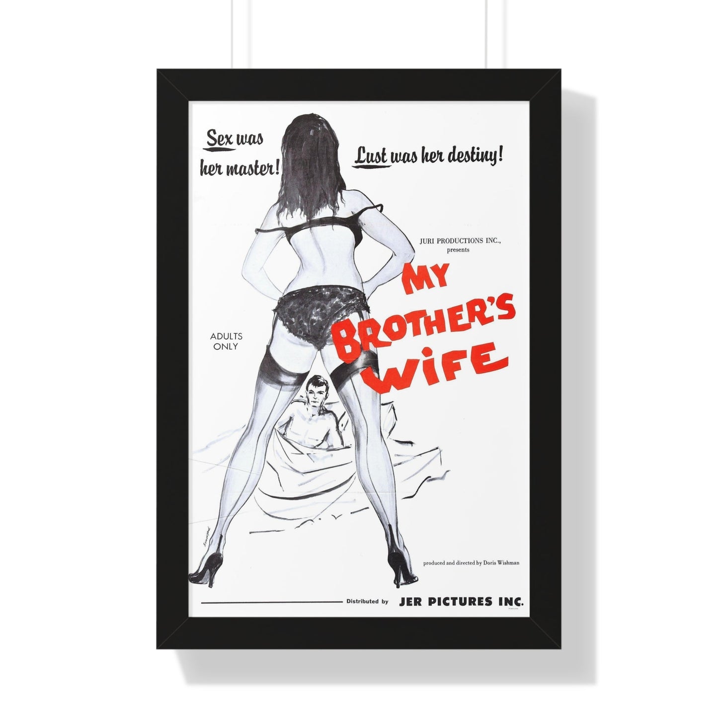 MY BROTHER'S WIFE 1966 - Framed Movie Poster-16″ x 24″-The Sticker Space