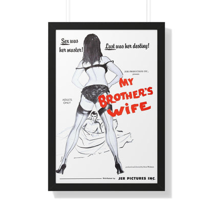 MY BROTHER'S WIFE 1966 - Framed Movie Poster-20" x 30"-The Sticker Space