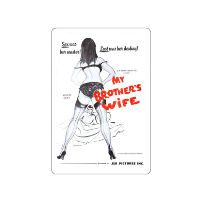 MY BROTHER'S WIFE 1966 Movie Poster STICKER Vinyl Die-Cut Decal-White-The Sticker Space