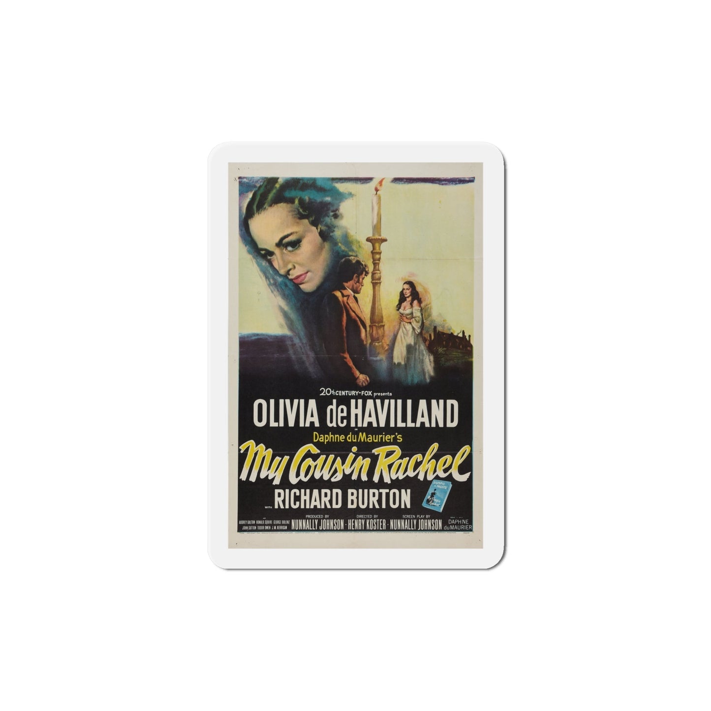 My Cousin Rachel 1952 Movie Poster Die-Cut Magnet-6 Inch-The Sticker Space