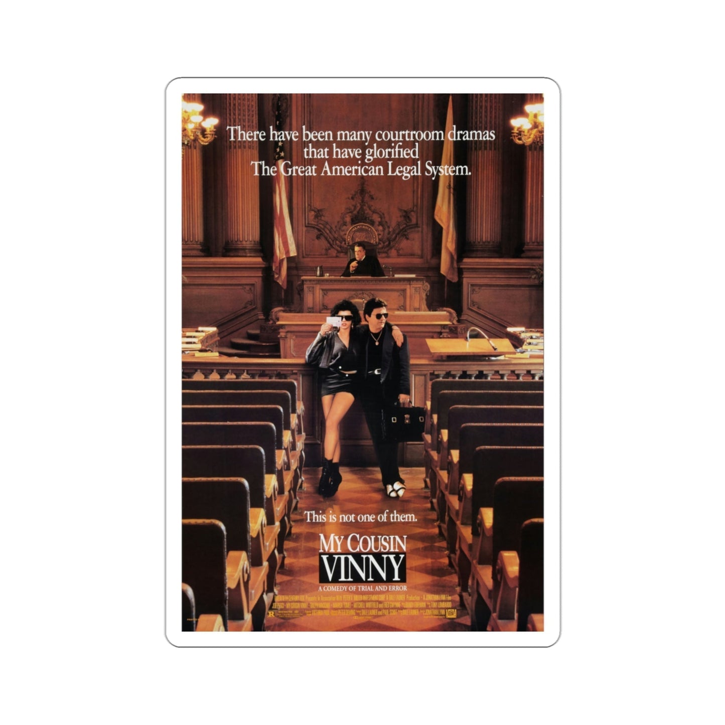 My Cousin Vinny 1992 Movie Poster STICKER Vinyl Die-Cut Decal-3 Inch-The Sticker Space