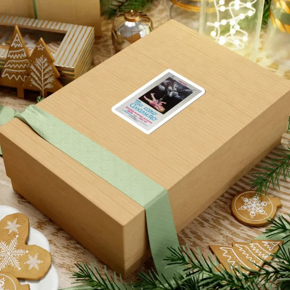 MY DEAR KILLER 1972 Movie Poster - STICKER Vinyl Kiss-Cut Decal - The Sticker Space