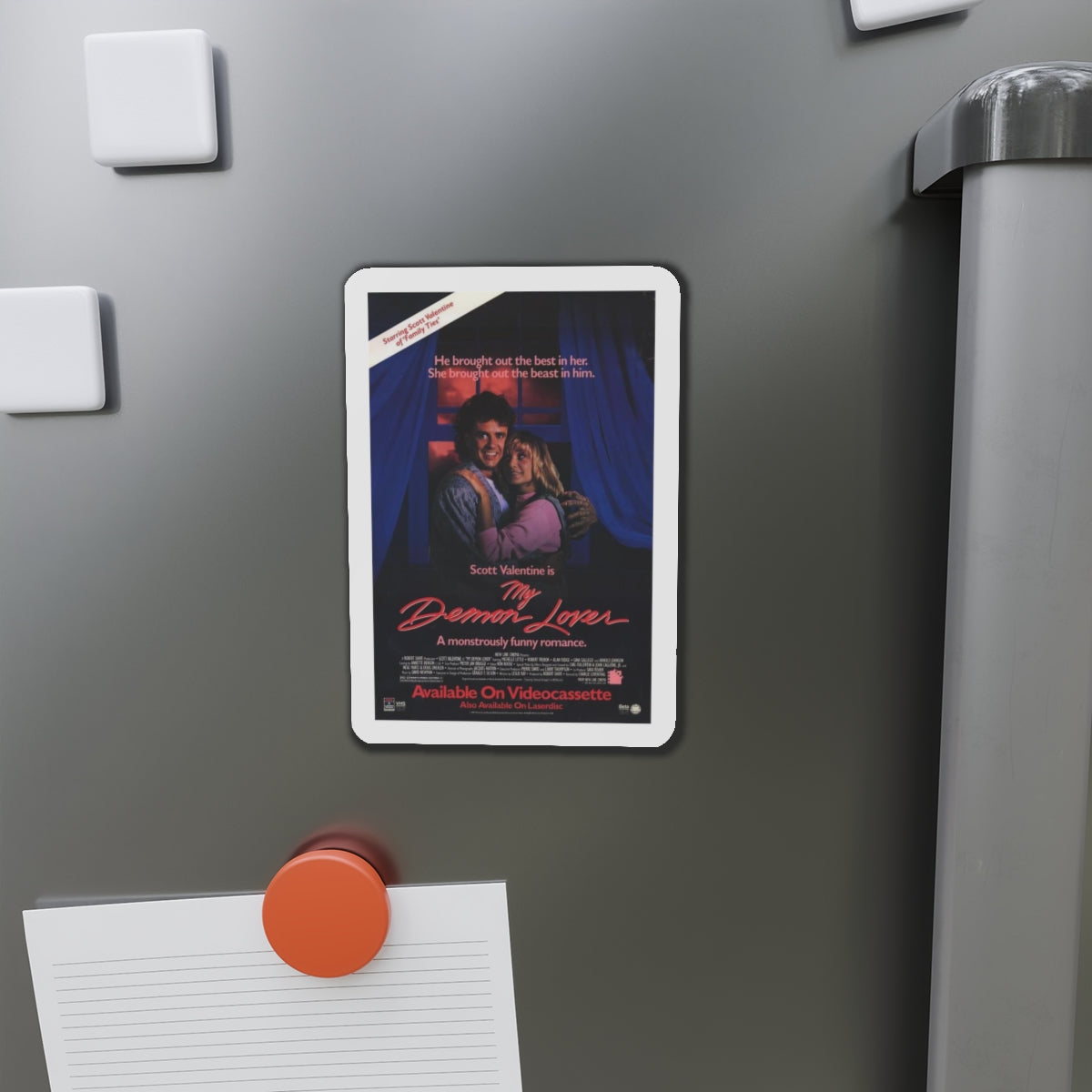 MY DEMON LOVER 1987 Movie Poster - Refrigerator Magnet-The Sticker Space