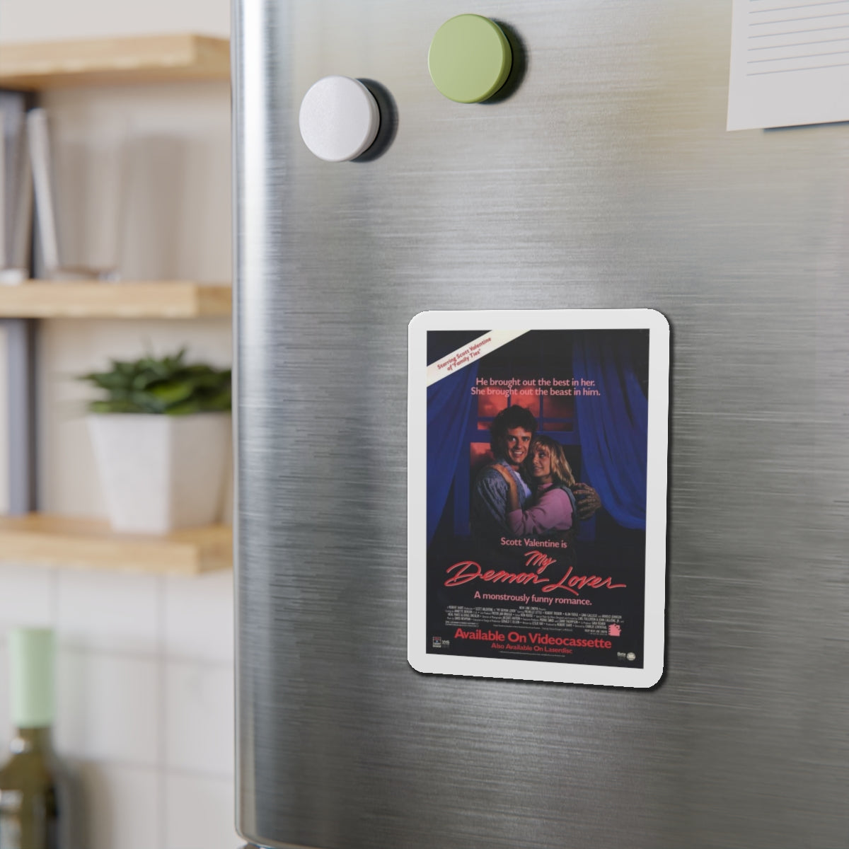 MY DEMON LOVER 1987 Movie Poster - Refrigerator Magnet-The Sticker Space