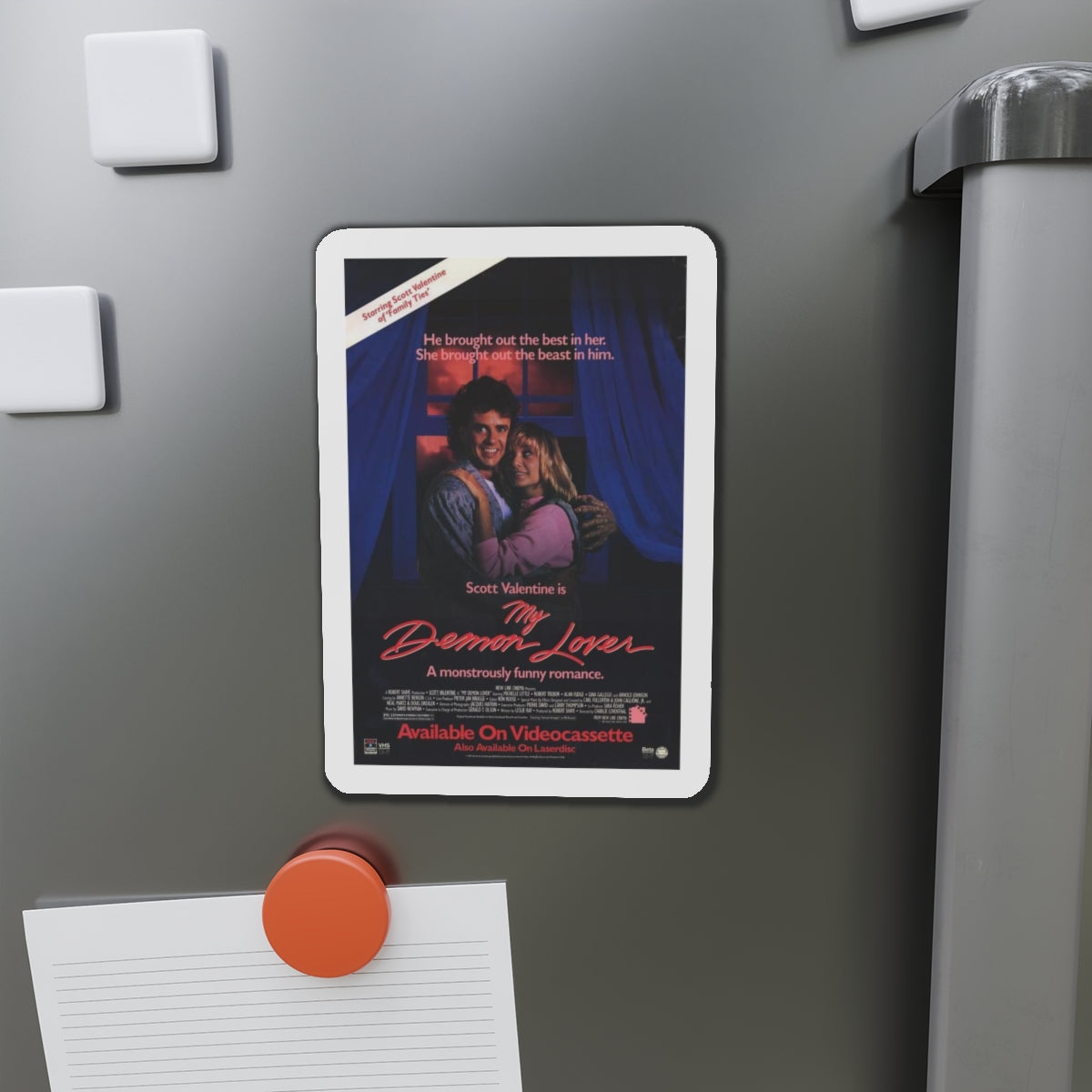 MY DEMON LOVER 1987 Movie Poster - Refrigerator Magnet-The Sticker Space