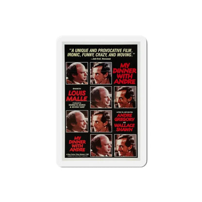 My Dinner with Andre 1981 Movie Poster Refrigerator Magnet 2 Inch - The Sticker Space